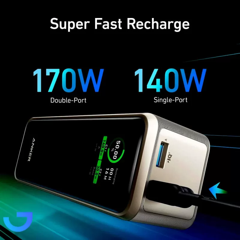 قیمت و خرید پاوربانک انکر (فست شارژ) Anker 250W 27650mAh مدل A1340 | فروشگاه آریا