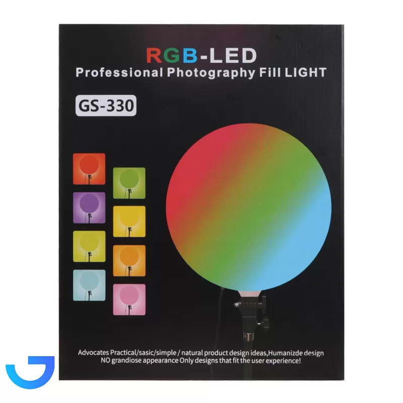 قیمت و خرید رینگ لایت RGB مدل GS-330 (بدون پایه) | فروشگاه آریا