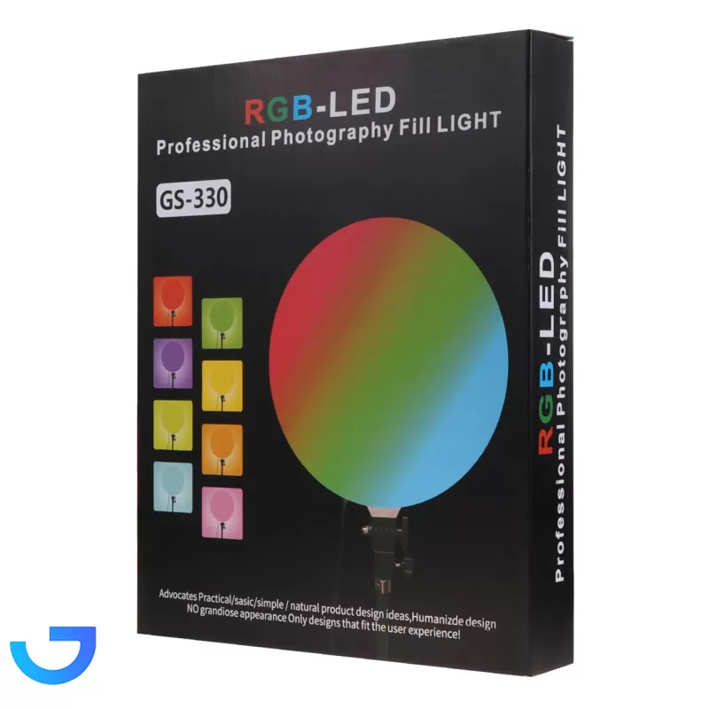 قیمت و خرید رینگ لایت RGB مدل GS-330 (بدون پایه) | فروشگاه آریا