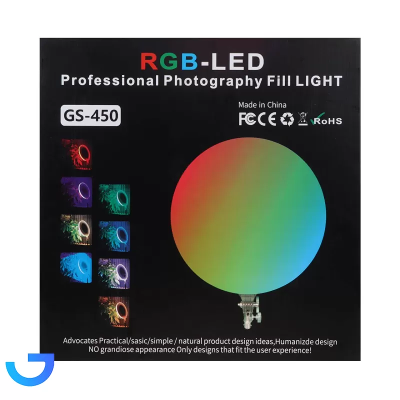 قیمت و خرید رینگ لایت RGB مدل GS-450 (بدون پایه) | فروشگاه آریا