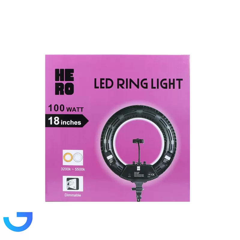 قیمت و خرید رینگ لایت 18 اینچ HERO مدل FE-480 (بدون پایه) | فروشگاه آریا