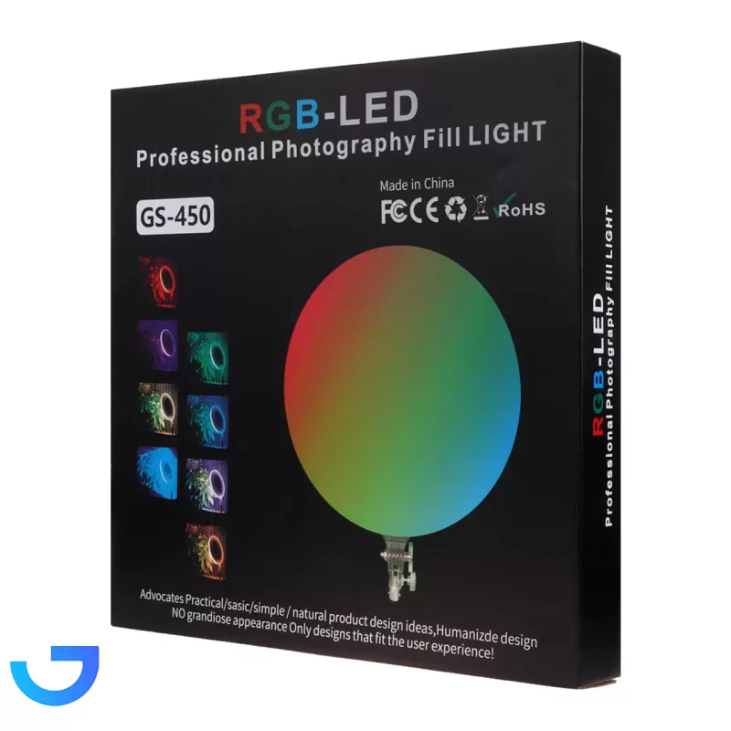قیمت و خرید رینگ لایت RGB مدل GS-450 (بدون پایه) | فروشگاه آریا