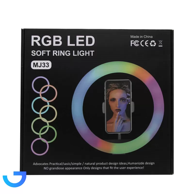قیمت و خرید رینگ لایت Jmary مدل MJ33RGB (بدون پایه) | فروشگاه آریا
