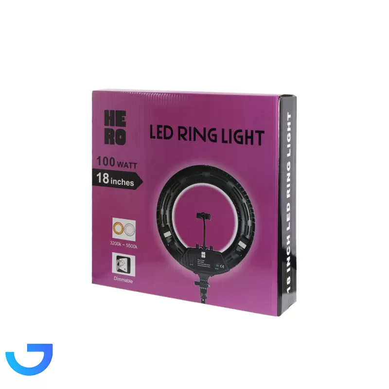 قیمت و خرید رینگ لایت 18 اینچ HERO مدل FE-480 (بدون پایه) | فروشگاه آریا