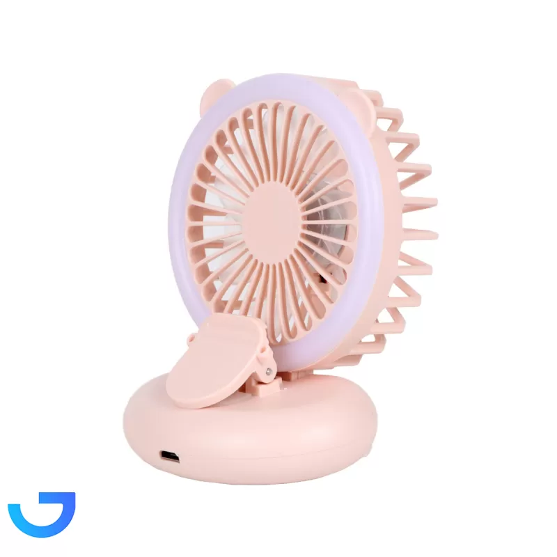 قیمت و خرید رینگ لایت گیره ای و پنکه شارژی مدل D11 | فروشگاه آریا