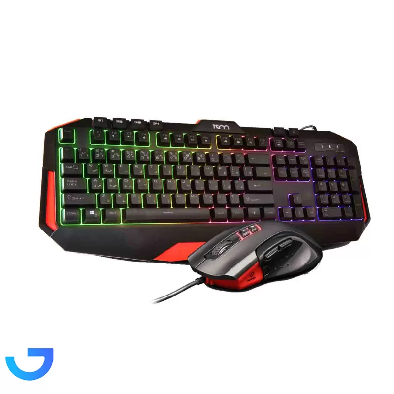 قیمت و خرید کیبورد و ماوس باسیم گیمینگ Tsco مدل GKM 8205 | فروشگاه آریا
