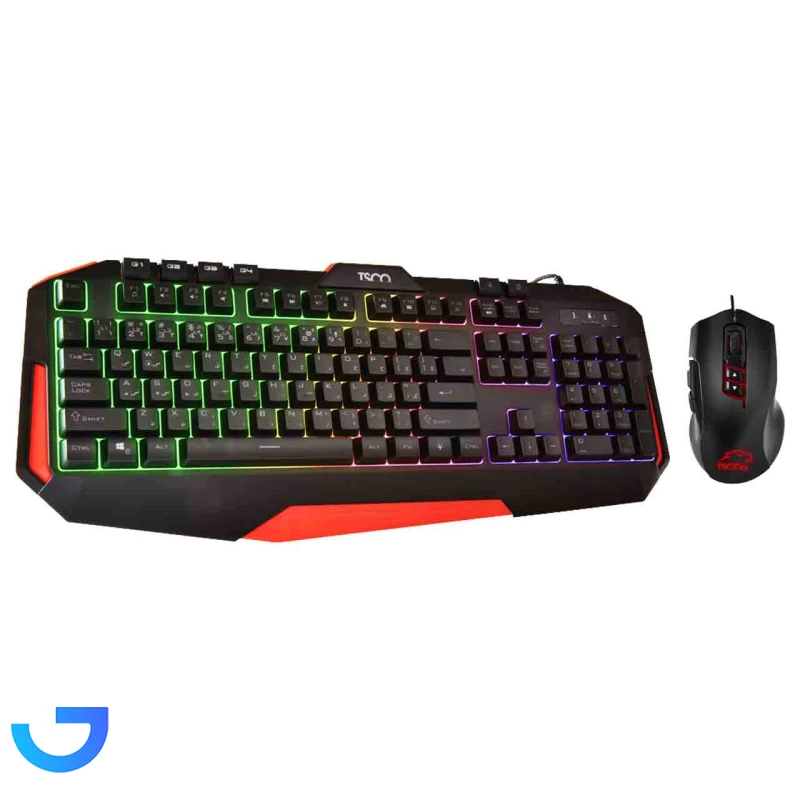 قیمت و خرید کیبورد و ماوس باسیم گیمینگ Tsco مدل GKM 8205 | فروشگاه آریا