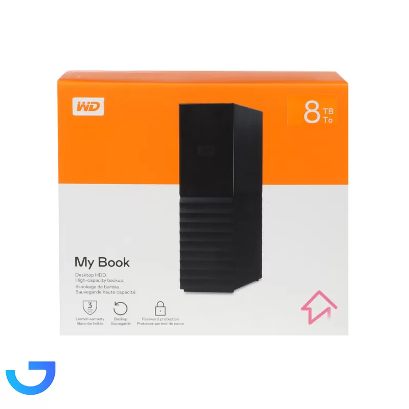 قیمت و خرید هارد اکسترنال وسترن دیجیتال مدل My BOOK ظرفیت 8 ترابایت | فروشگاه آریا
