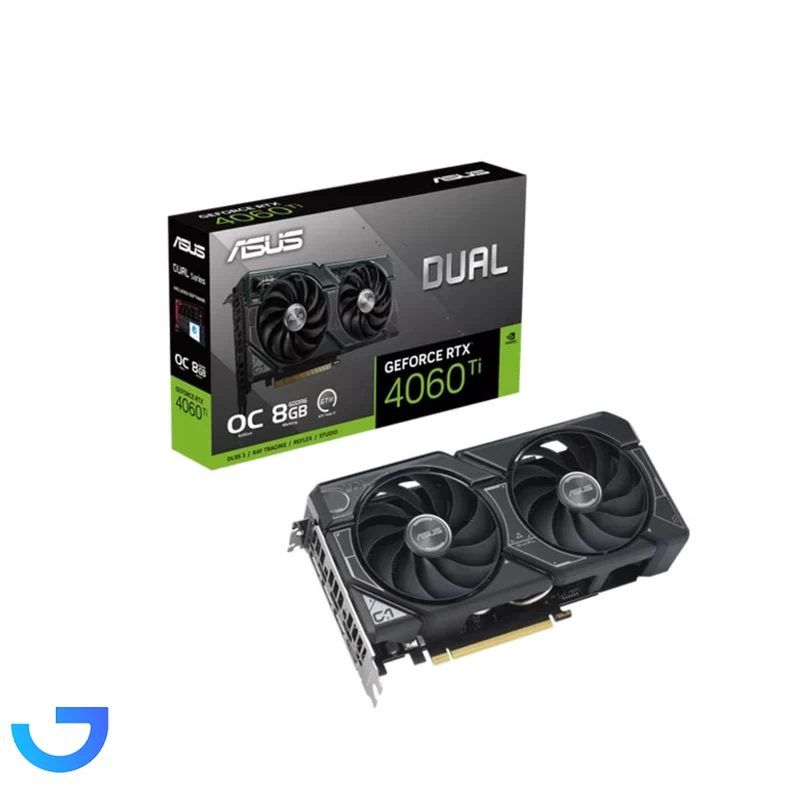 قیمت و خرید کارت گرافیک ایسوس مدل (VGA ASUS GeForce Dual RTX 4060 Ti (8GB | فروشگاه آریا
