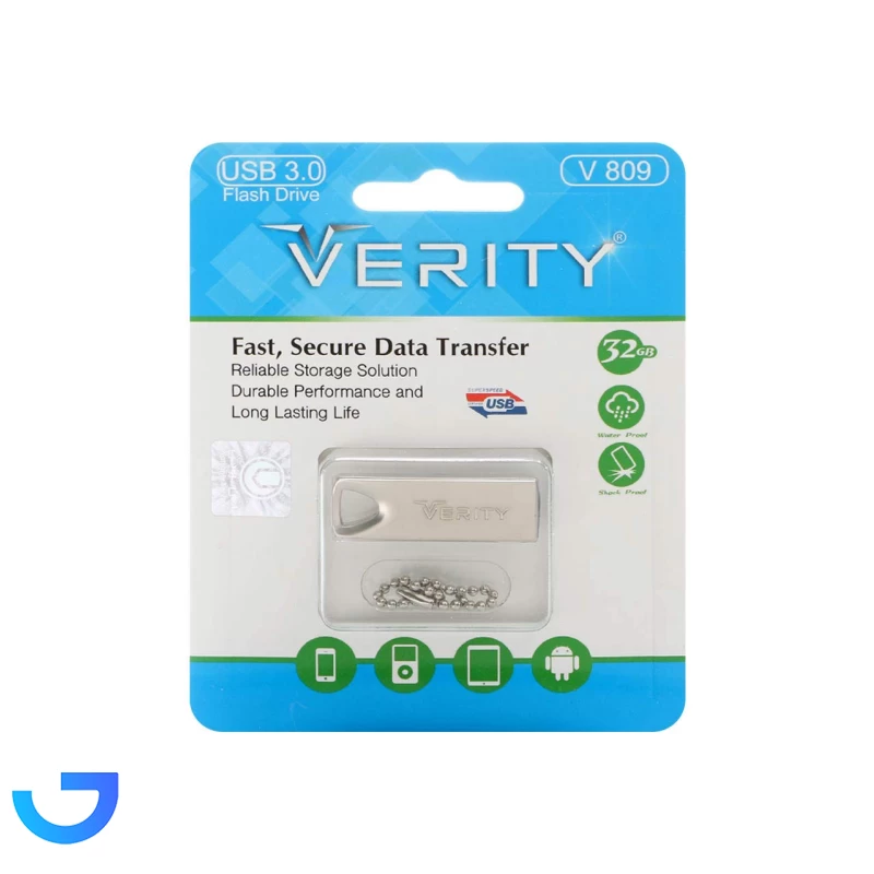 قیمت و خرید فلش مموری وریتی مدل V809 ظرفیت ۳۲ گیگابایت | فروشگاه آریا