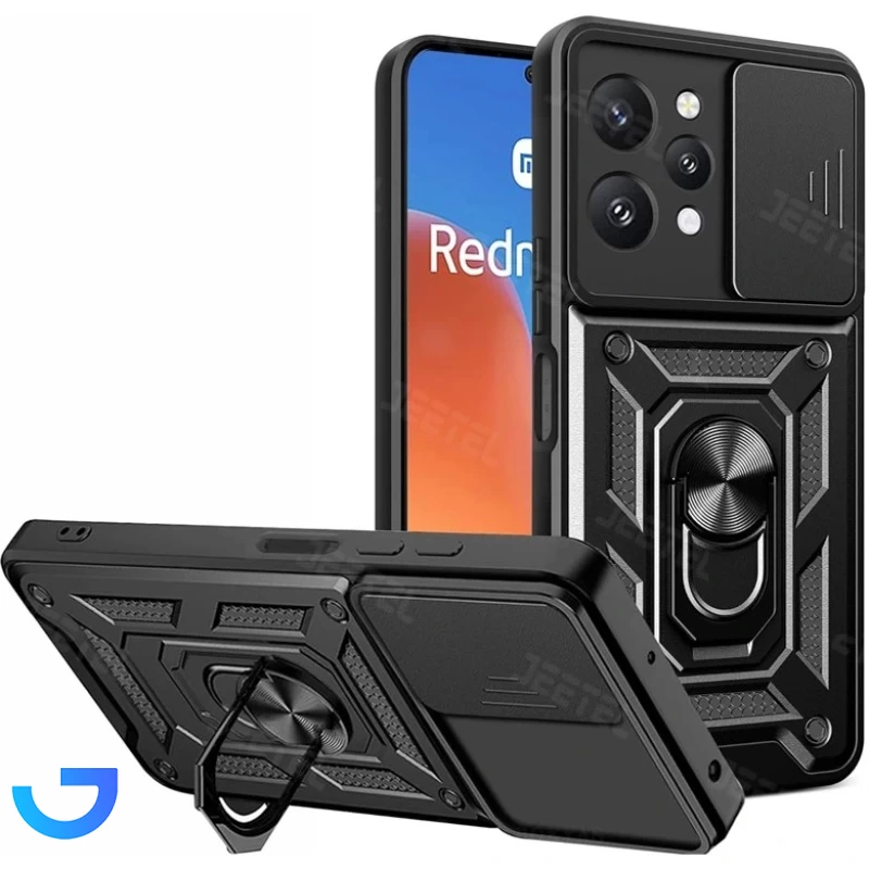 قیمت و خرید قاب بتمنی کشویی هولدردار مناسب برای Xiaomi Redmi 12 4G | فروشگاه آریا