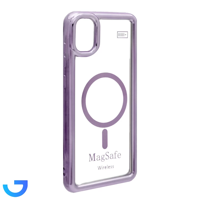 قیمت و خرید قاب شفاف دور رنگی طرح مگ سیف Samsung Galaxy A05 | فروشگاه آریا