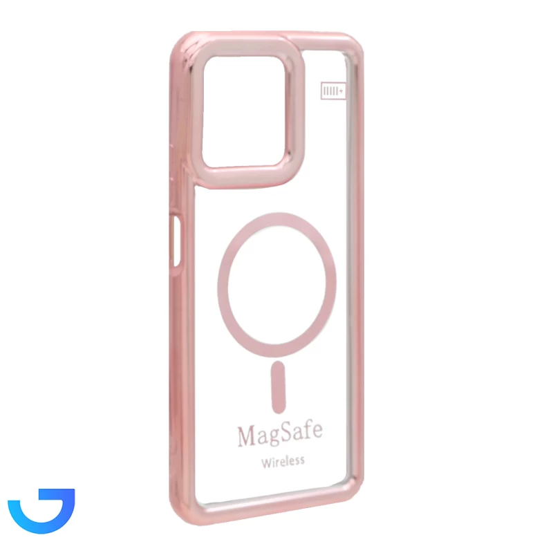 قیمت و خرید قاب شفاف دور رنگی طرح مگ سیف Realme C53 / C51 / Note 50 | فروشگاه آریا