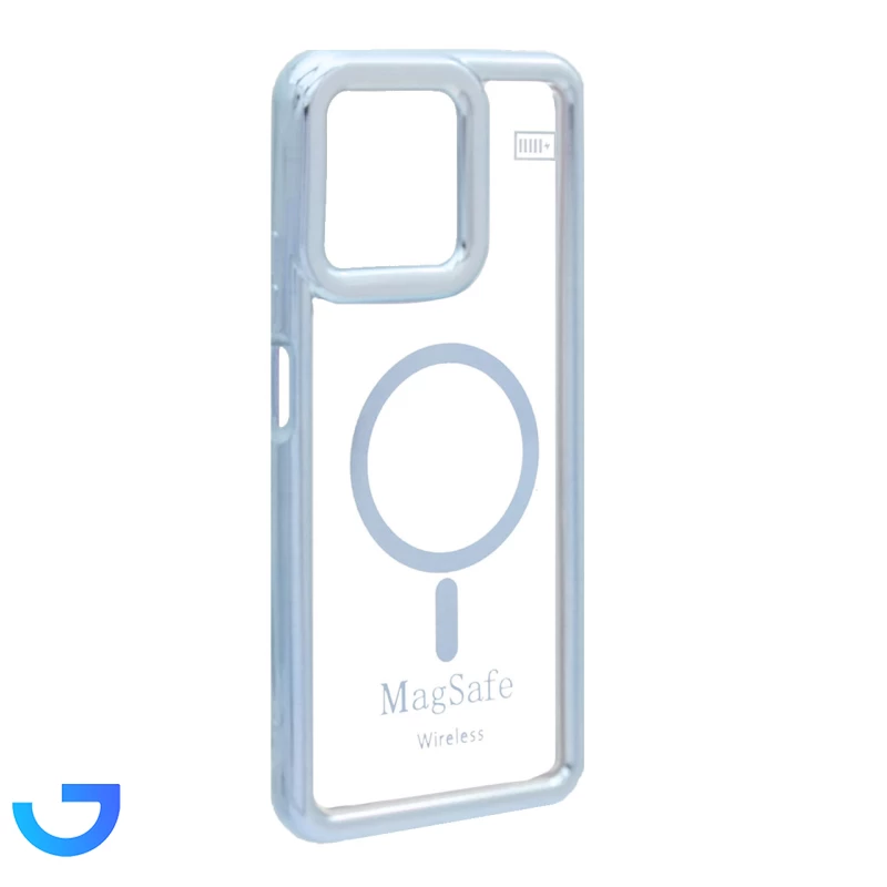 قیمت و خرید قاب شفاف دور رنگی طرح مگ سیف Realme C53 / C51 / Note 50 | فروشگاه آریا