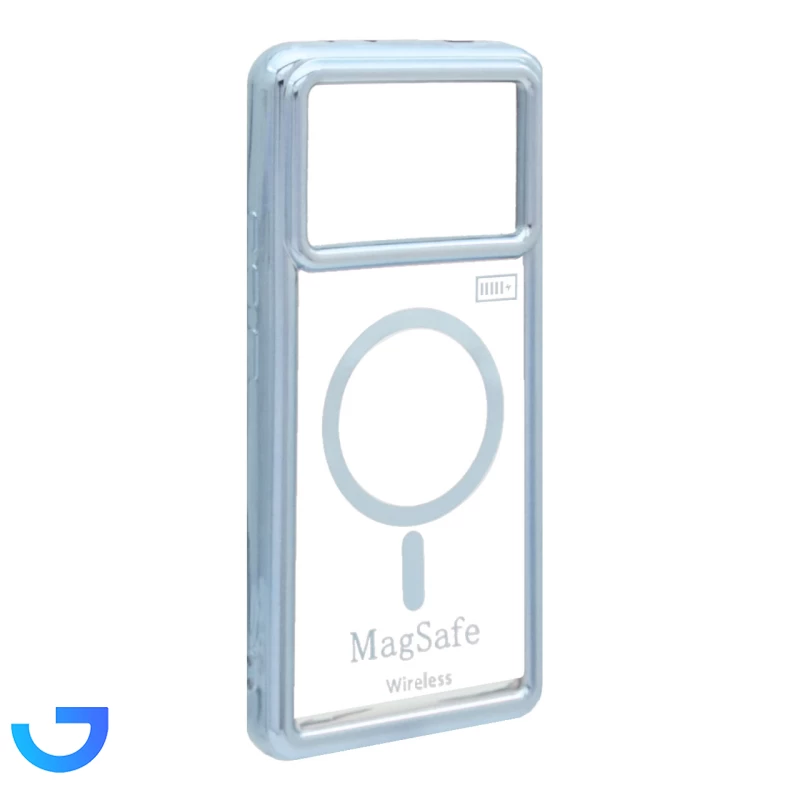 قیمت و خرید قاب شفاف دور رنگی طرح مگ سیف Xiaomi Poco X6 Pro 5G / Redmi K70E | فروشگاه آریا