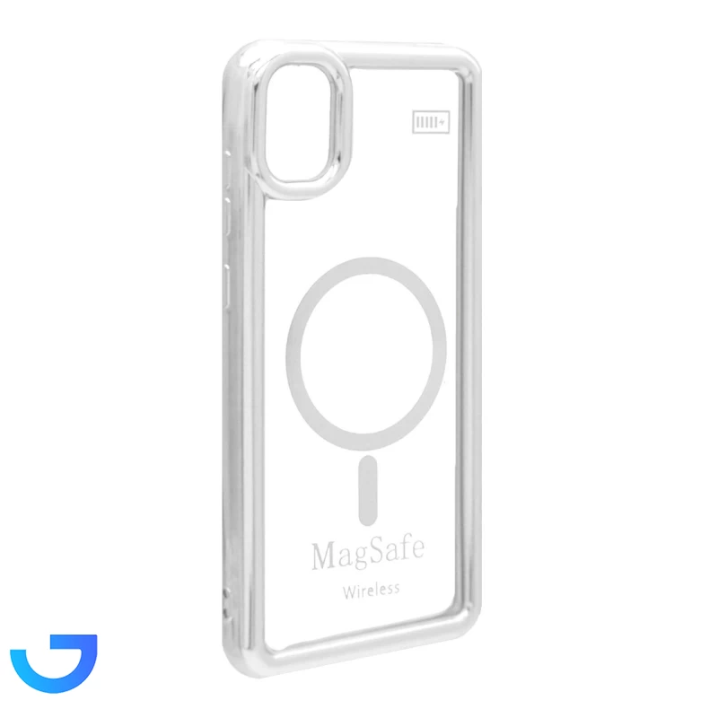 قیمت و خرید قاب شفاف دور رنگی طرح مگ سیف Samsung Galaxy A05 | فروشگاه آریا