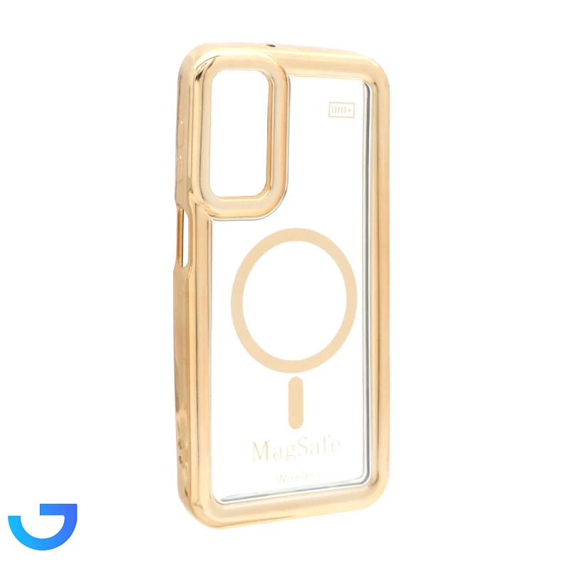 قیمت و خرید قاب شفاف دور رنگی طرح مگ سیف Samsung Galaxy A25 5G | فروشگاه آریا