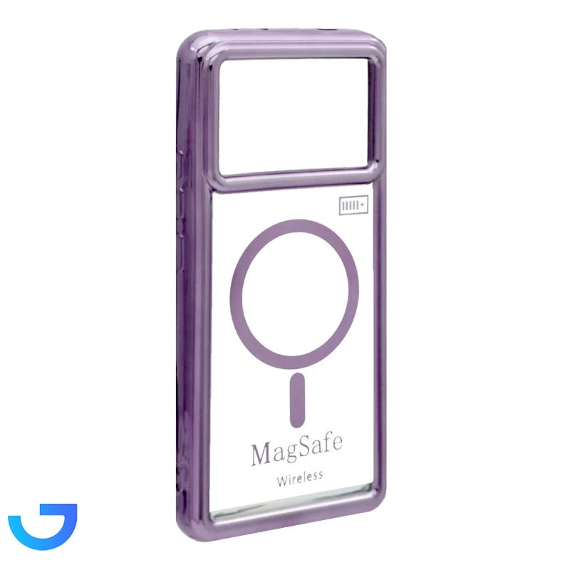 قیمت و خرید قاب شفاف دور رنگی طرح مگ سیف Xiaomi Poco X6 Pro 5G / Redmi K70E | فروشگاه آریا