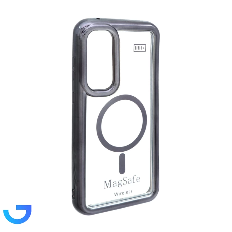 قیمت و خرید قاب شفاف دور رنگی طرح مگ سیف Samsung Galaxy A35 | فروشگاه آریا