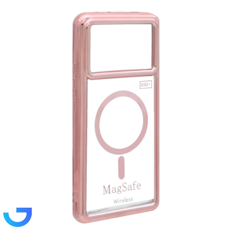 قیمت و خرید قاب شفاف دور رنگی طرح مگ سیف Xiaomi Poco X6 Pro 5G / Redmi K70E | فروشگاه آریا