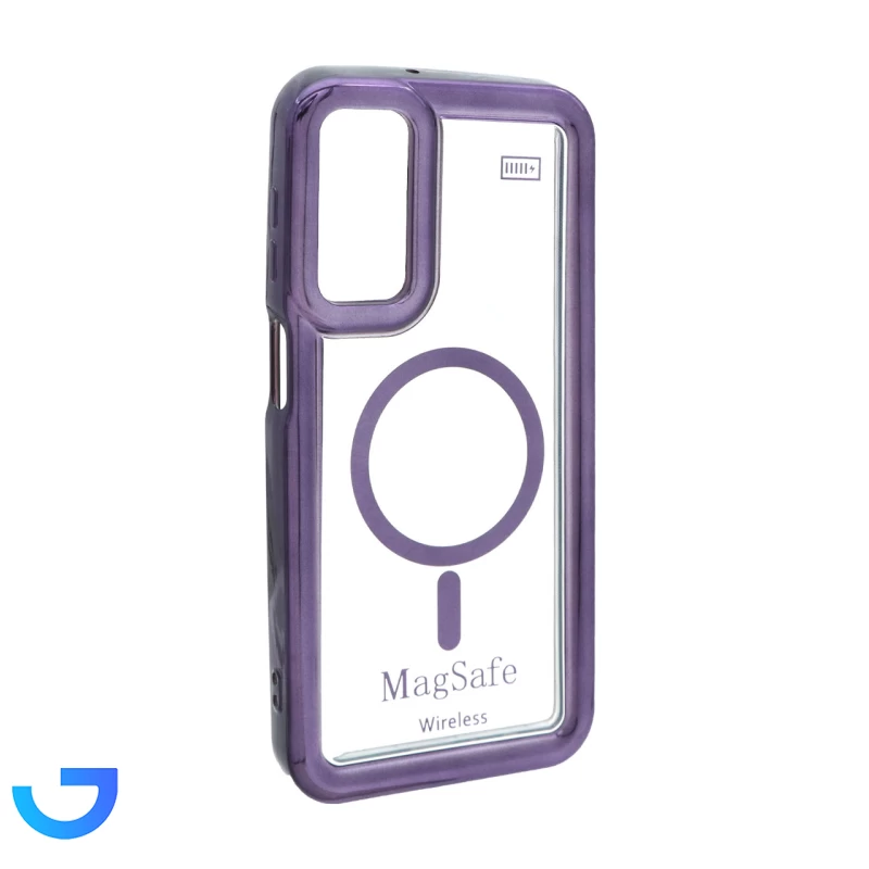 قیمت و خرید قاب شفاف دور رنگی طرح مگ سیف Samsung Galaxy A25 5G | فروشگاه آریا