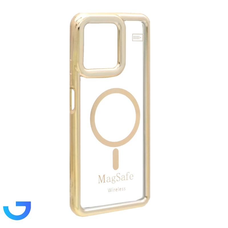 قیمت و خرید قاب شفاف دور رنگی طرح مگ سیف Realme C53 / C51 / Note 50 | فروشگاه آریا