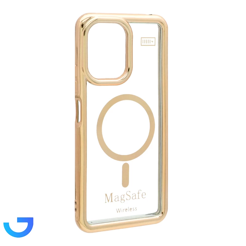 قیمت و خرید قاب شفاف دور رنگی طرح مگ سیف Xiaomi Redmi 13C / Poco C65 | فروشگاه آریا