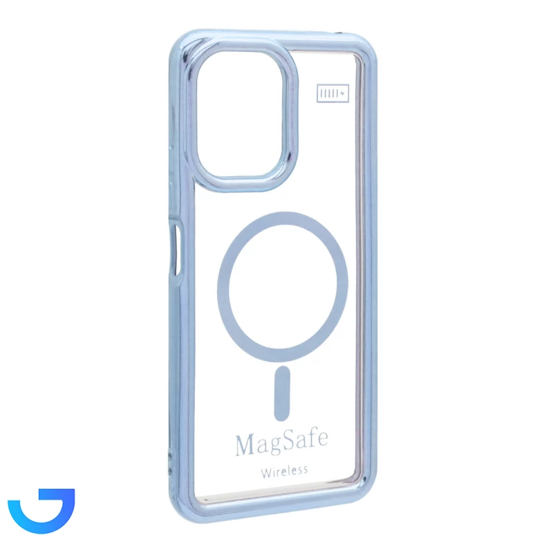 قیمت و خرید قاب شفاف دور رنگی طرح مگ سیف Xiaomi Redmi 13C / Poco C65 | فروشگاه آریا