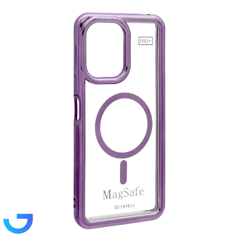 قیمت و خرید قاب شفاف دور رنگی طرح مگ سیف Xiaomi Redmi 13C / Poco C65 | فروشگاه آریا