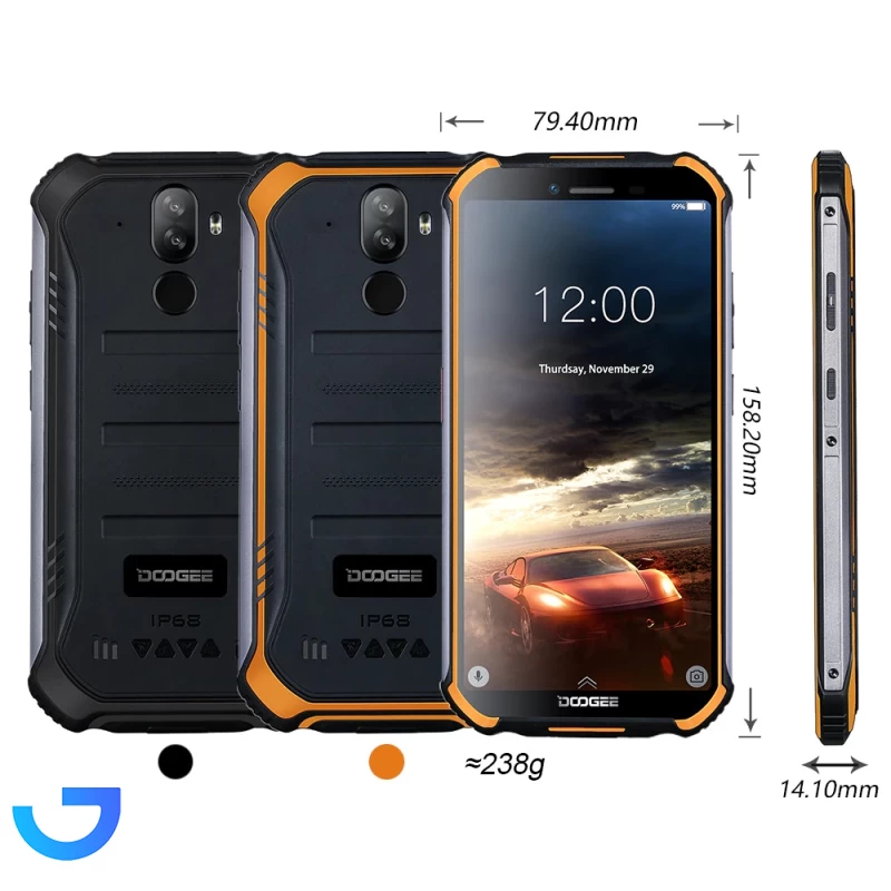 قیمت و خرید گوشی موبایل دوجی مدل S40 PRO دو سیم‌ کارت ظرفیت 64 گیگابایت و رم 4 گیگابایت | فروشگاه آریا