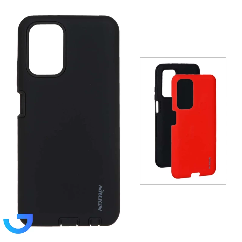 قیمت و خرید قاب دو تکه Nillkin با محافظ سوکت شارژ Xiaomi Redmi Note 10 4G / Redmi Note 10S / Poco M5S | فروشگاه آریا