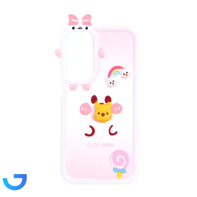 قیمت و خرید قاب عروسک پاستیلی محافظ لنز پاپیونی Samsung Galaxy A55 | فروشگاه آریا