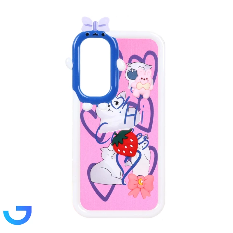 قیمت و خرید قاب عروسک پاستیلی محافظ لنز پاپیونی Samsung Galaxy A55 | فروشگاه آریا