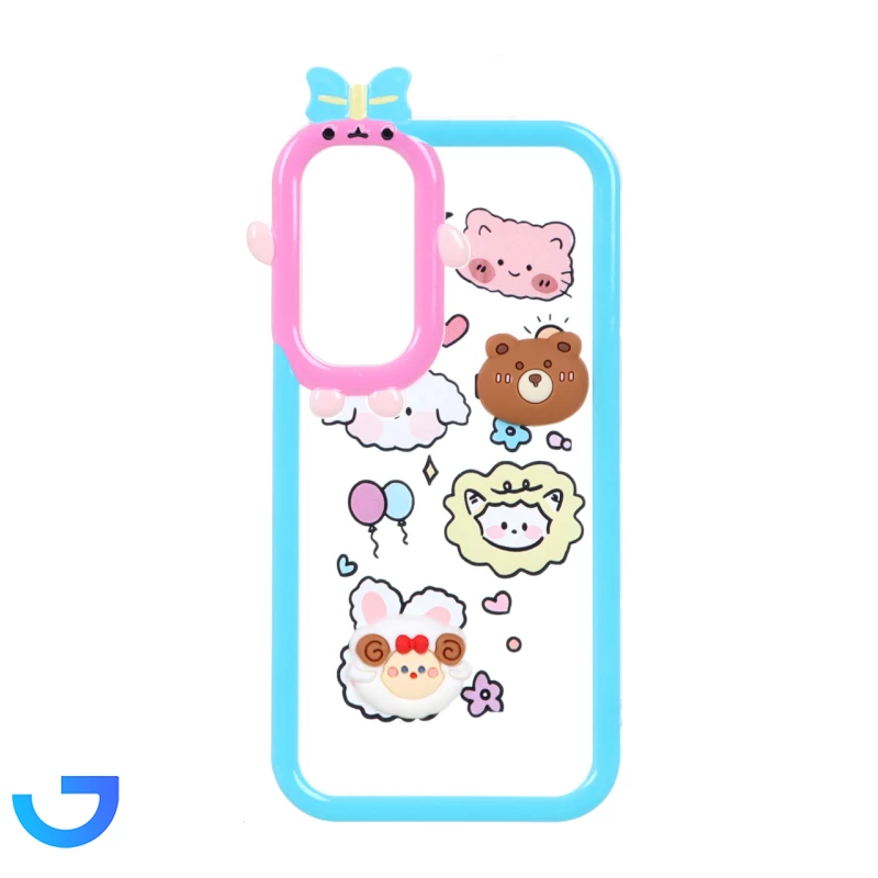 قیمت و خرید قاب عروسک پاستیلی محافظ لنز پاپیونی Samsung Galaxy A55 | فروشگاه آریا