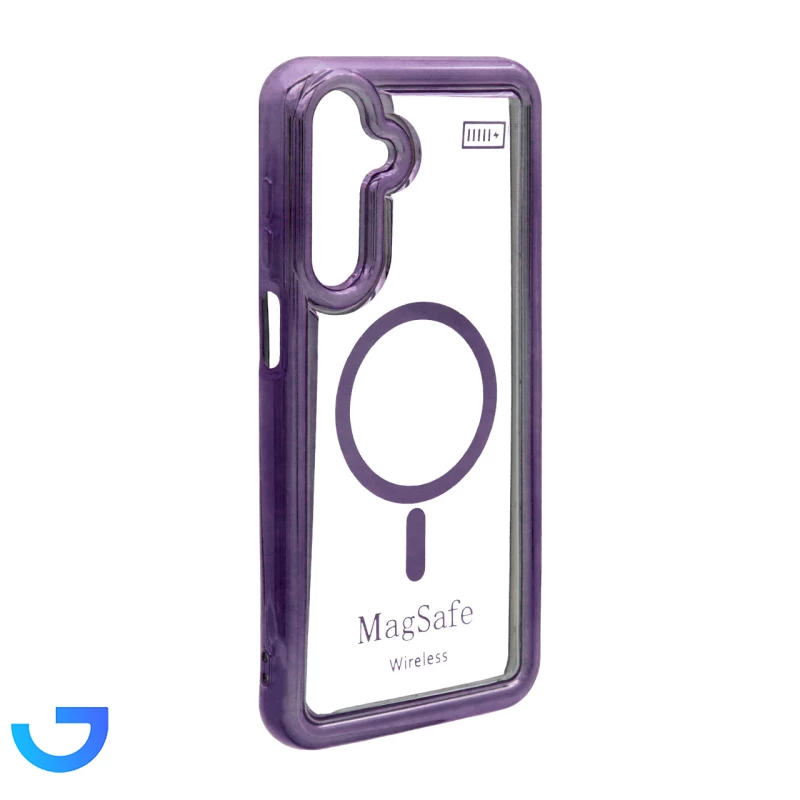 قیمت و خرید قاب شفاف دور رنگی طرح مگ سیف Samsung Galaxy A16 | فروشگاه آریا