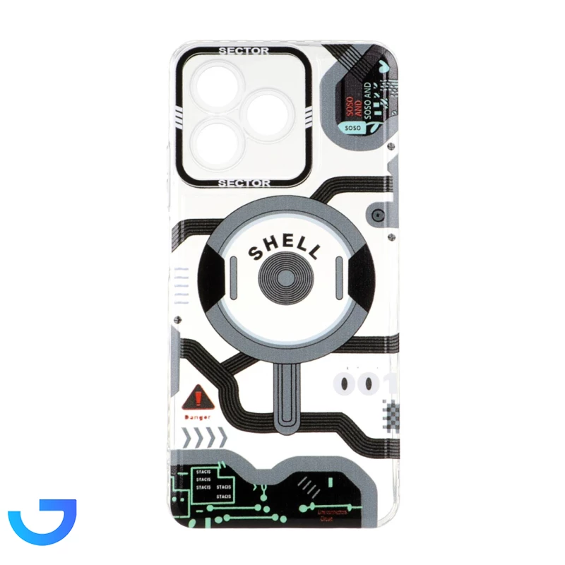 قیمت و خرید قاب ژله ای طرح دار SECTOR مدل Realme C53 / C51 / Note 50 | فروشگاه آریا