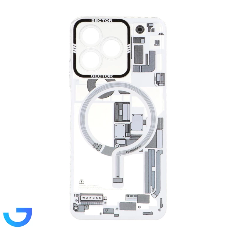 قیمت و خرید قاب ژله ای طرح دار SECTOR مدل Realme C53 / C51 / Note 50 | فروشگاه آریا