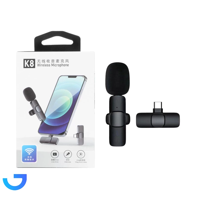 قیمت و خرید میکروفون بی سیم Type-C مدل K8 | فروشگاه آریا