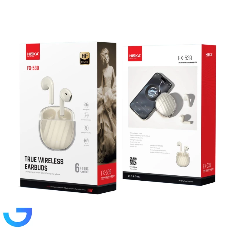 قیمت و خرید ایرفون بی سیم HISKA مدل FX-539 | فروشگاه آریا قیمت و خرید ایرفون بی سیم HISKA مدل FX-539 | فروشگاه آریا