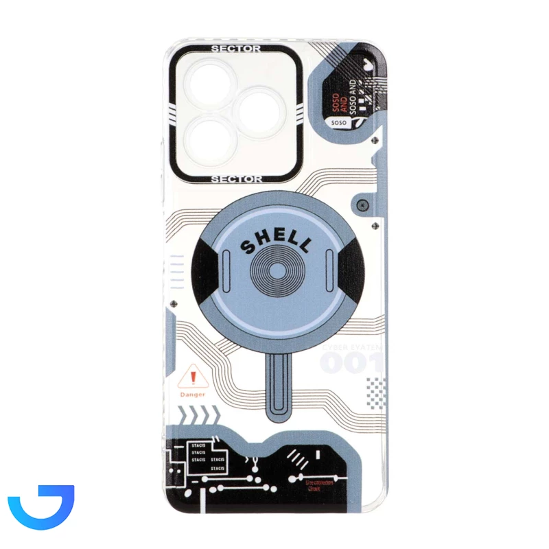 قیمت و خرید قاب ژله ای طرح دار SECTOR مدل Realme C53 / C51 / Note 50 | فروشگاه آریا