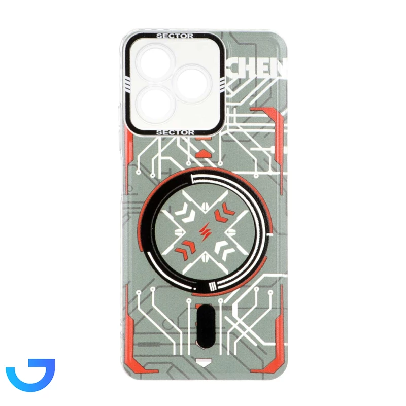 قیمت و خرید قاب ژله ای طرح دار SECTOR مدل Realme C53 / C51 / Note 50 | فروشگاه آریا