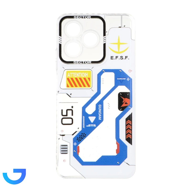 قیمت و خرید قاب ژله ای طرح دار SECTOR مدل Realme C53 / C51 / Note 50 | فروشگاه آریا