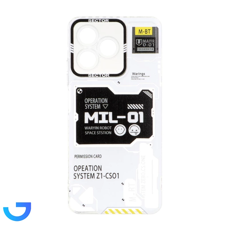 قیمت و خرید قاب ژله ای طرح دار SECTOR مدل Realme C53 / C51 / Note 50 | فروشگاه آریا