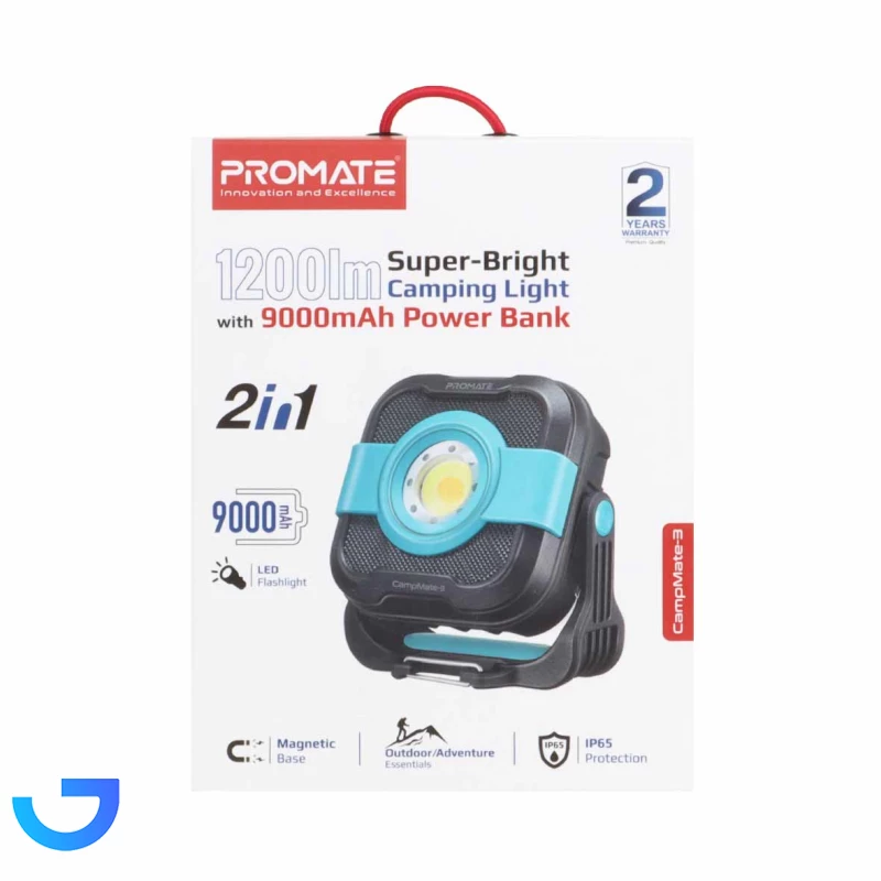 قیمت و خرید پاوربانک پرومیت 10W مدل CampMate-3 ظرفیت 9000 میلی آمپر ساعت | فروشگاه آریا