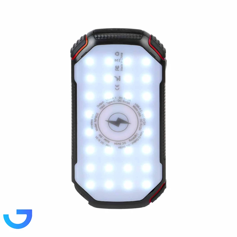 قیمت و خرید پاوربانک خورشیدی نیتو مدل NPB02 ظرفیت 20000میلی آمپر ساعت | فروشگاه آریا