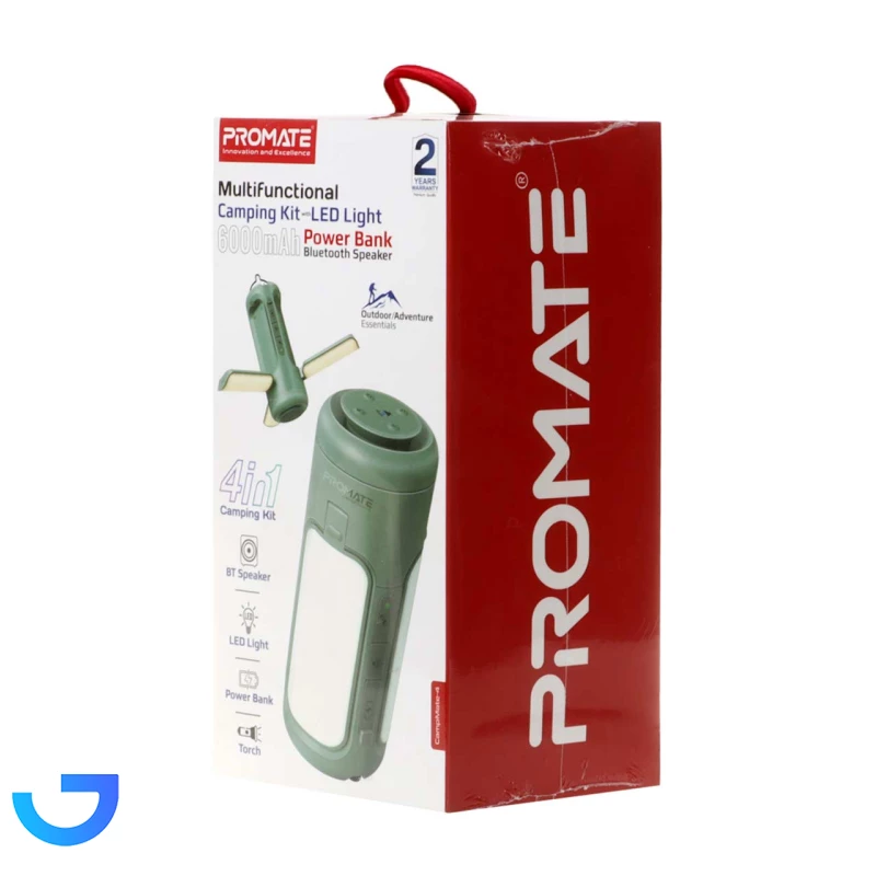 قیمت و خرید پاوربانک Promate 12W 6000mAh مدل CampMate-4 | فروشگاه آریا