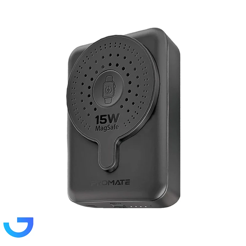 قیمت و خرید پاوربانک پرومیت مدل POWERMAG-DUO.BLACK به ظرفیت 10000 میلی آمپر ساعت | فروشگاه آریا