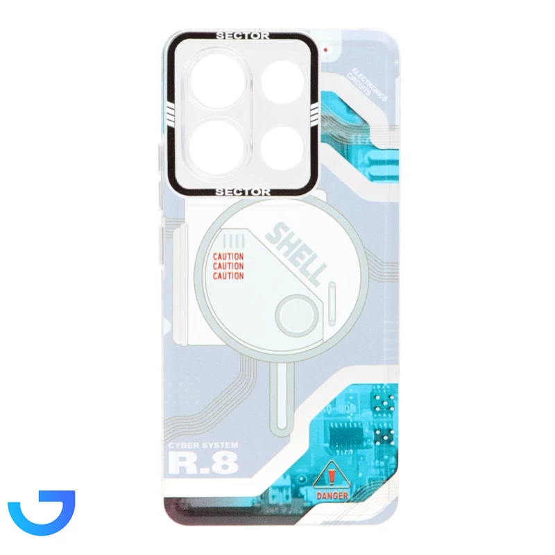 قیمت و خرید قاب ژله ای طرح دار SECTOR مدل Xiaomi Redmi Note 13 4G | فروشگاه آریا