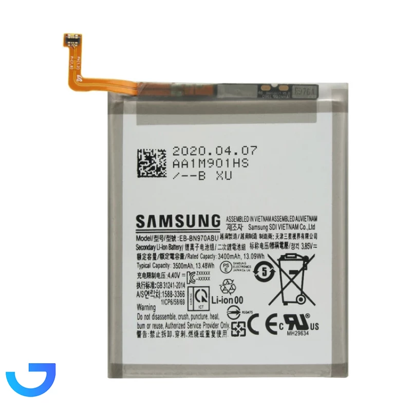 باتری اورجینال سامسونگ BATTERY SAMSUNG NOTE 10 EB-BN970ABU نمای ۲