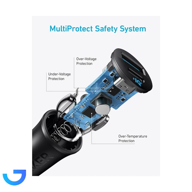 قیمت و خرید شارژر فندکی انکر 30 وات مدل Anker A2741H11 | فروشگاه آریا